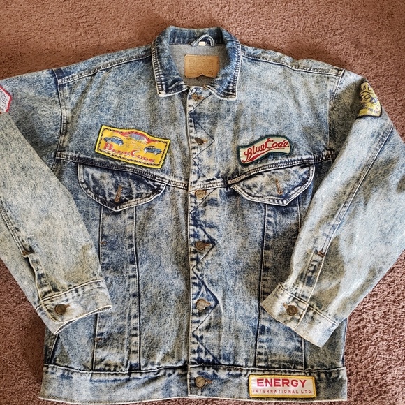 vintage blue jean jacket
